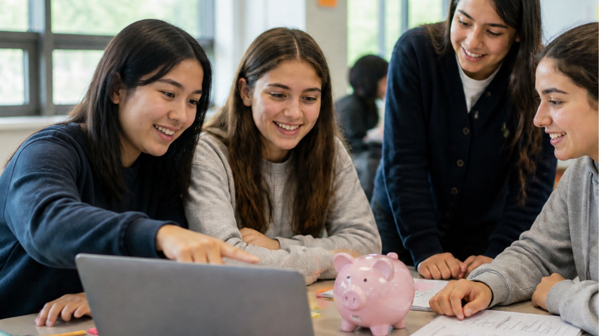 Ragazze al lavoro su un progetto durante EFFE Summer Camp 2027
